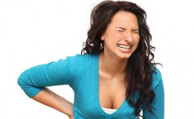 Maux de dos référés avec ostéochondrose thoracique